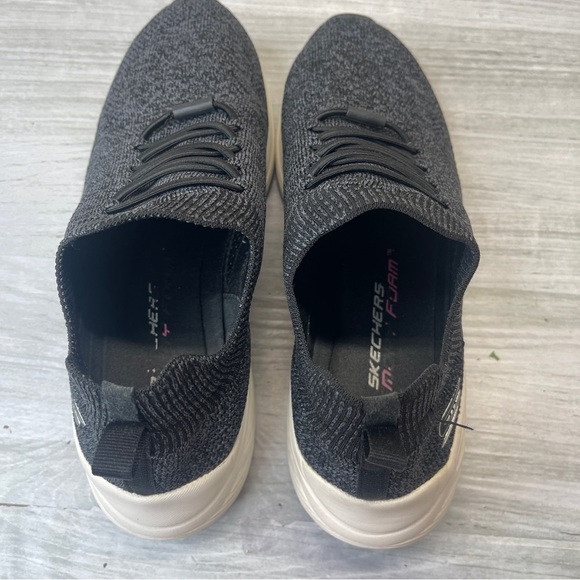 Skechers Sparrow Black Washable Mesh Comfort Walking Shoes Women’s Size 9 - Picture 8 of 11